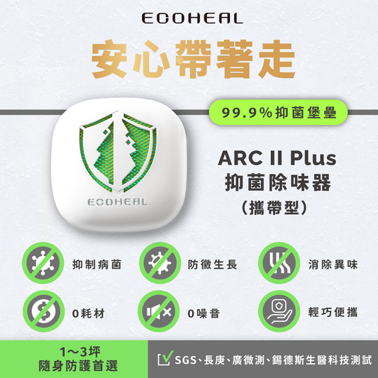 ARC II Plus  抑菌除味器（攜帶型）